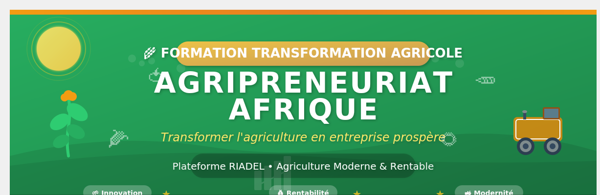AGRIPRENEUNARIAT AFRIQUE